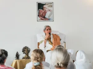 2. In satsang with Sri Ganga Maa