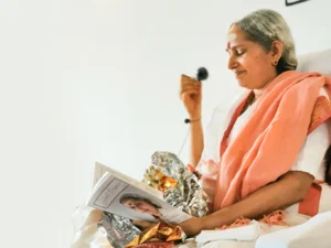 1. Sri Ganga Maa reading from the recent publication Silent Presence, Satsang with Ganga Maa, Guru Purnami 2024.